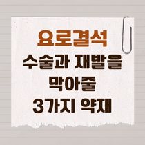 요로결석 치료 3가지 약재