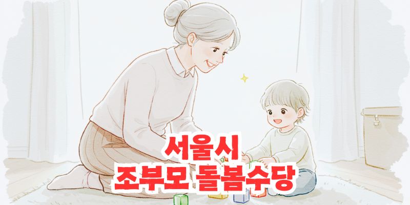서울시 조부모 돌봄수당